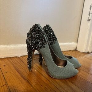 Sam Edelman size 6 LORISSA shoes in denim.